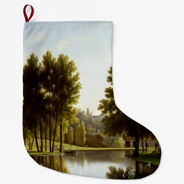 Der Park von Mortefontaine (von Bidaud) Großer Weihnachtsstrumpf (Vorderseite)