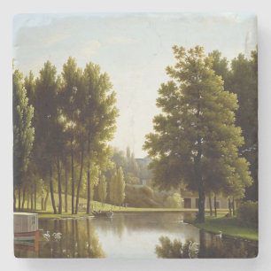 Der Park von Mortefontaine (von Bidaud) Steinuntersetzer