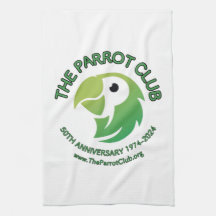 Der Parrot Club 50 Jahre alt Küchentücher