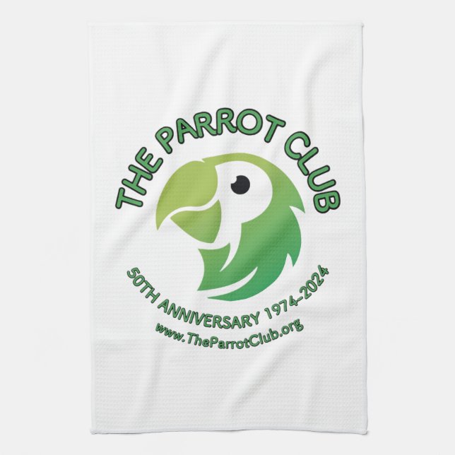Der Parrot Club 50 Jahre alt Küchentücher (Vertikal)