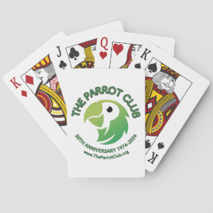 Der Parrot Club 50 Jahre alt Spielkarten