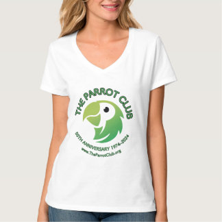 Der Parrot Club 50 Jahre Jubiläum Frauen V-Neck T-Shirt