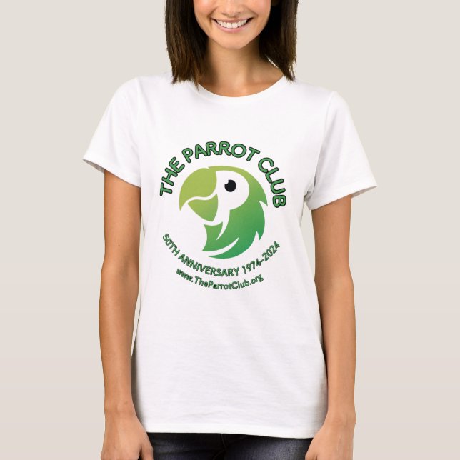 Der Parrot Club zum 50-jährigen Jubiläum der Fraue T-Shirt (Vorderseite)