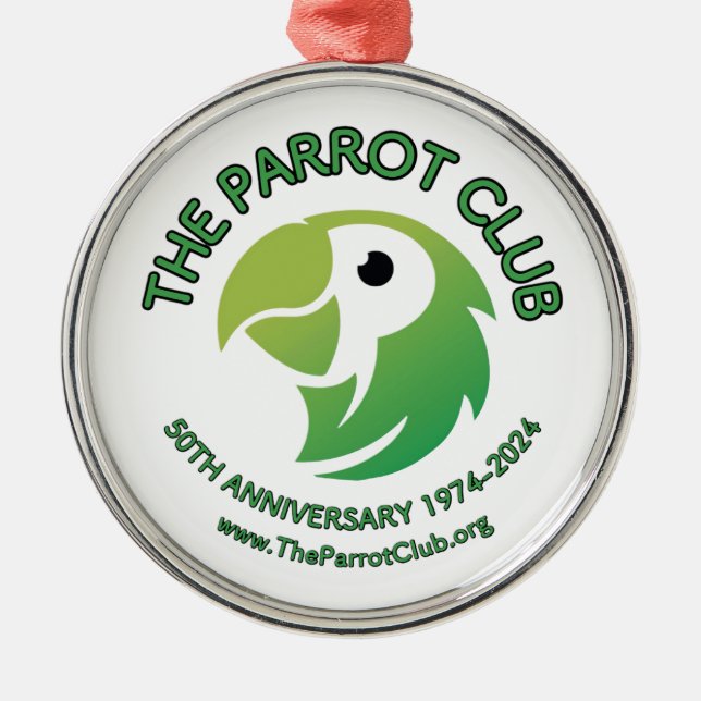 Der Parrot Club zum 50-jährigen Jubiläum Ornament Aus Metall (Vorne)