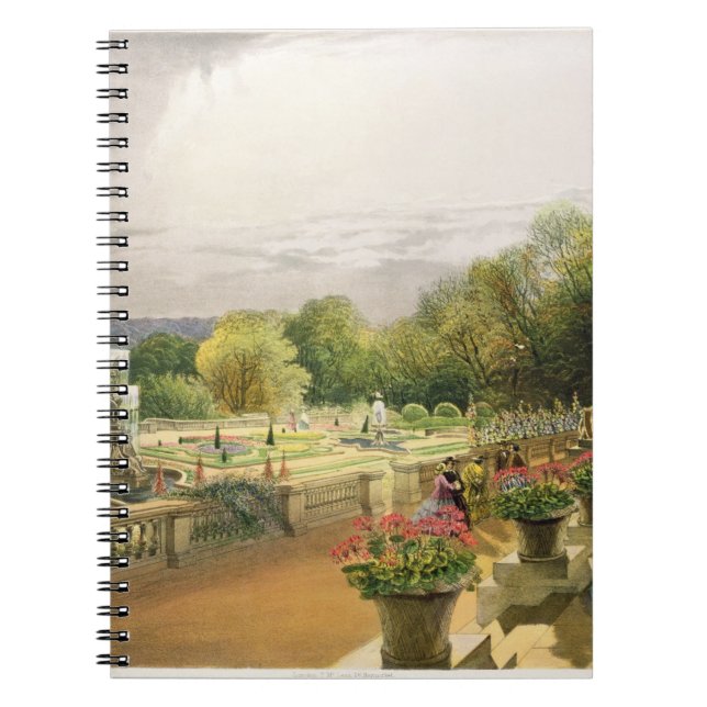 Der Parterre, Harewood Haus nahe Leeds, Kneipe. Notizblock (Vorderseite)