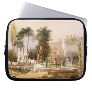 Der Parterre in den Gärten bei Wilton, der Sitz Laptopschutzhülle