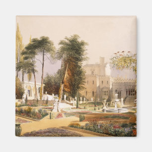 Der Parterre in den Gärten bei Wilton, der Sitz Magnet