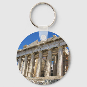 Der Parthenon an Akropolise 447 BC Schlüsselanhänger
