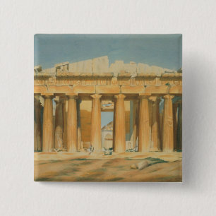 Der Parthenon, Athen, 1810-37 Button