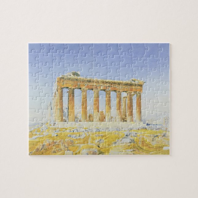 Der Parthenon, c.1834 (w/c über Bleistift auf (Horizontal)