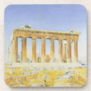 Der Parthenon, c.1834 (w/c über Bleistift auf Untersetzer
