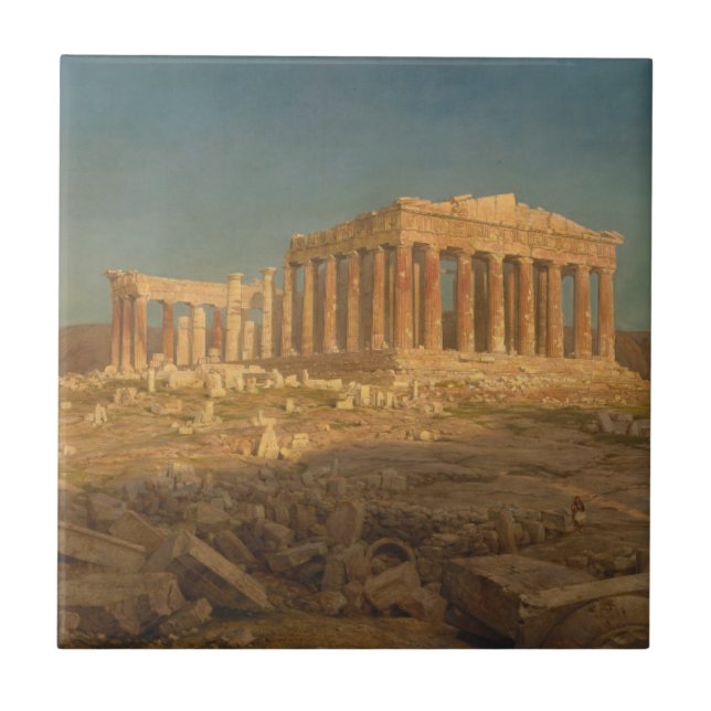 Der Parthenon Fliese (Vorderseite)