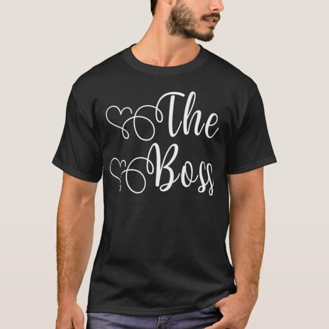 DER PARTNER VERFÜGT ÜBER DIE BOSS KOCH LIEBE LOVIN T-Shirt (Vorderseite)