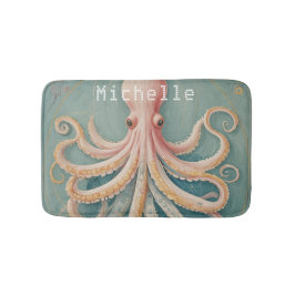 Der Pastelltopus des verzauberten Riffs Badematte