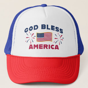 Der Patriot Country Gott segne Amerika Trucker Hat Truckerkappe