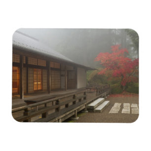 Der Pavillon im Portland Japanese Garden Magnet