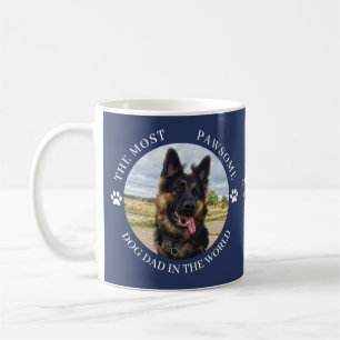 Der pawsome Hund Vater Foto Blue Kaffeetasse