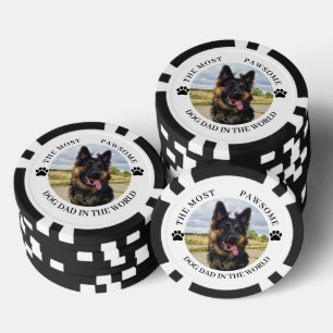 Der pawsome Hund Vater Pokerchips