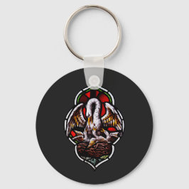 Der Pelikan als Christliches Symbol Schlüsselanhänger