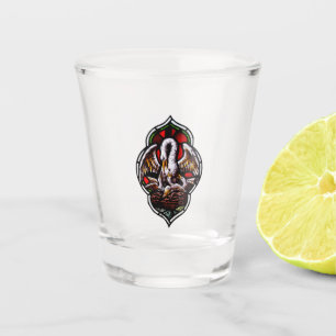 Der Pelikan als Christliches Symbol Schnapsglas