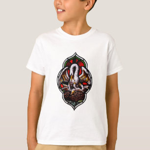Der Pelikan als Christliches Symbol T-Shirt
