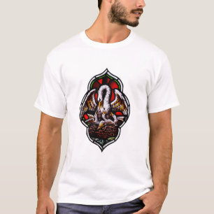 Der Pelikan als Christliches Symbol T-Shirt