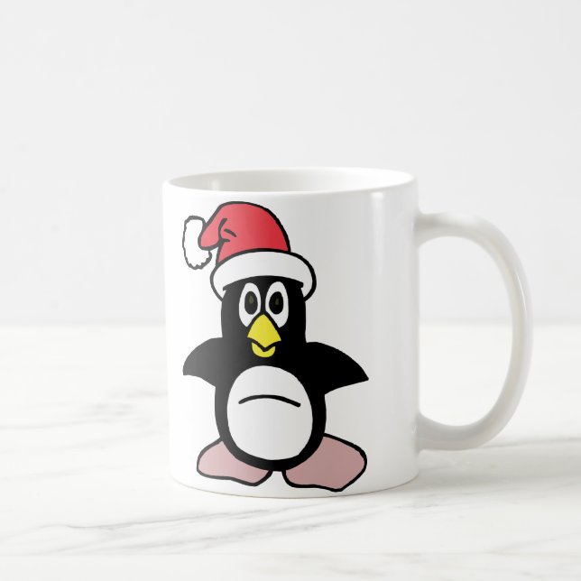 Der Penguin-Maskottchen des Weihnachtsmanns Kaffeetasse (Rechts)