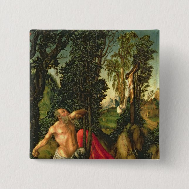 Der Penitence von St Jerome, 1502 Button (Vorderseite)
