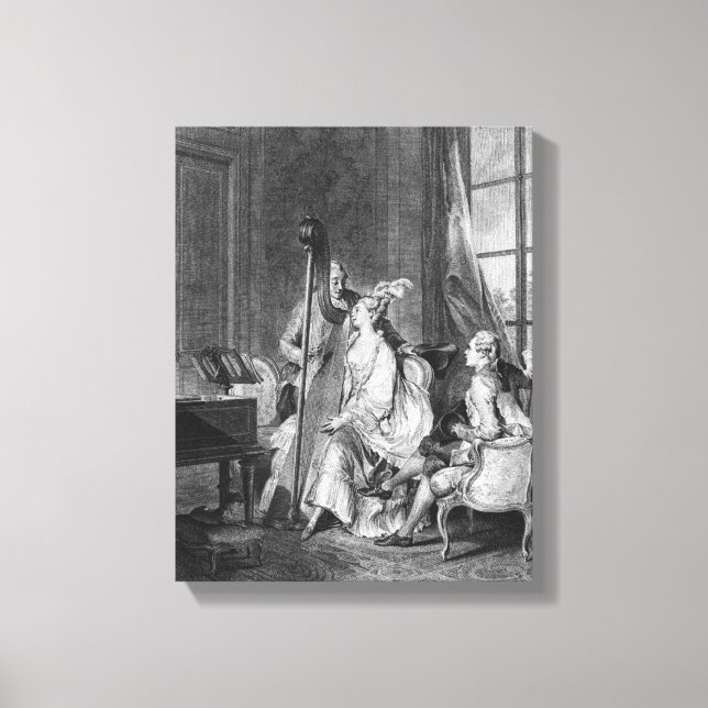 Der perfekte Akkord Leinwanddruck (Vorderseite)