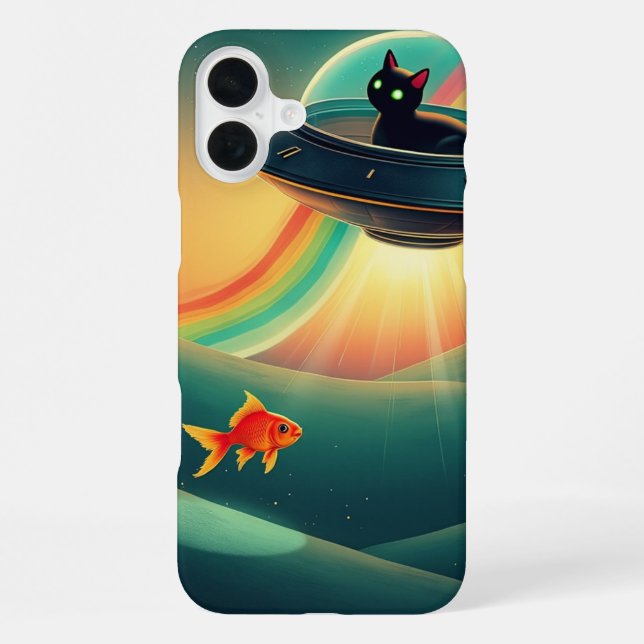 Der perfekte Alien iPhone 16 Plus Hülle (Rückseite)