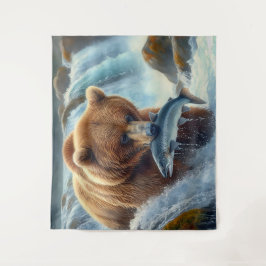 Der perfekte Fang Wandteppich