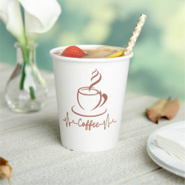 Der perfekte Kaffee- oder Teepapiercup der Marke Pappbecher