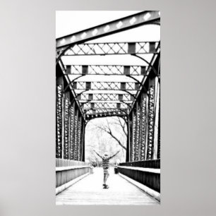 Der perfekte Longboard-Tag Poster