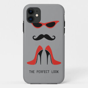 Der perfekte Look in Schwarz & Rot Case-Mate iPhone Hülle