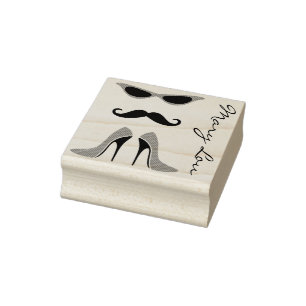 Der perfekte Look in Schwarz & Rot + Ihre Rücken & Gummistempel
