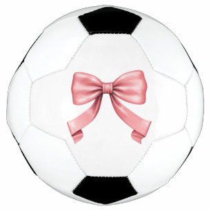 Der perfekte rosa Bow Fußball