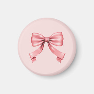 Der perfekte rosa Bow Magnet