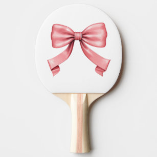 Der perfekte rosa Bow Tischtennis Schläger