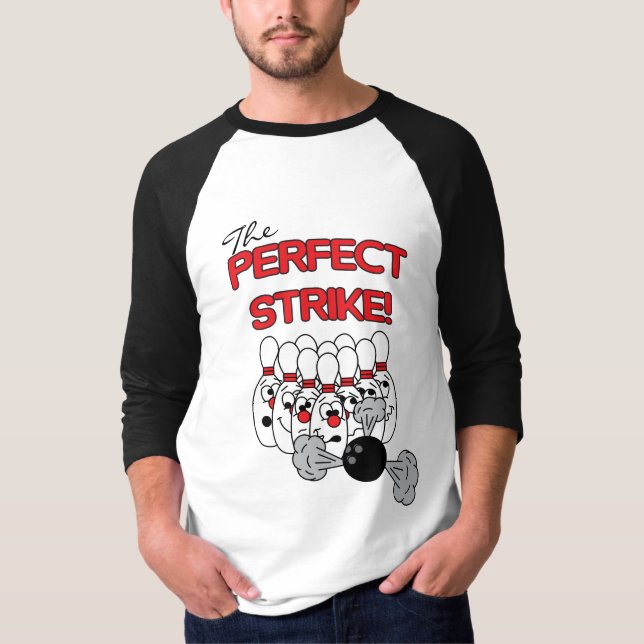 Der perfekte Stoß | BOWLING SPASS T-Shirt (Vorderseite)
