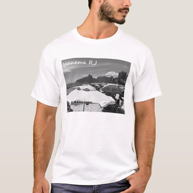 Der perfekte T - Shirt mit Ipanema Beach in Rio (Vorderseite)