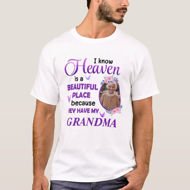 Der personalisierte Himmel ist ein schönes Gedächt T-Shirt (Vorderseite)