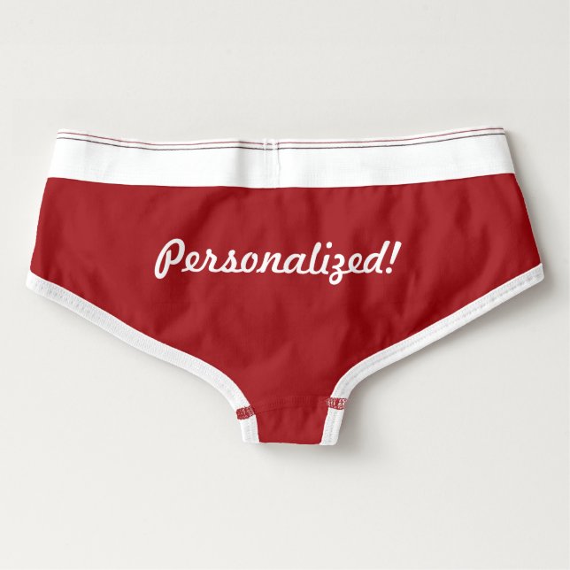 Der personalisierte Junge der Frauen unterweist Panties (Rückseite)