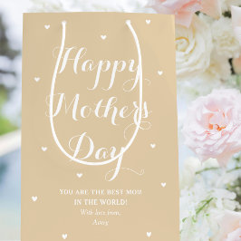 Der Personalisierte Name des Muttertags verblasst Mittlere Geschenktüte