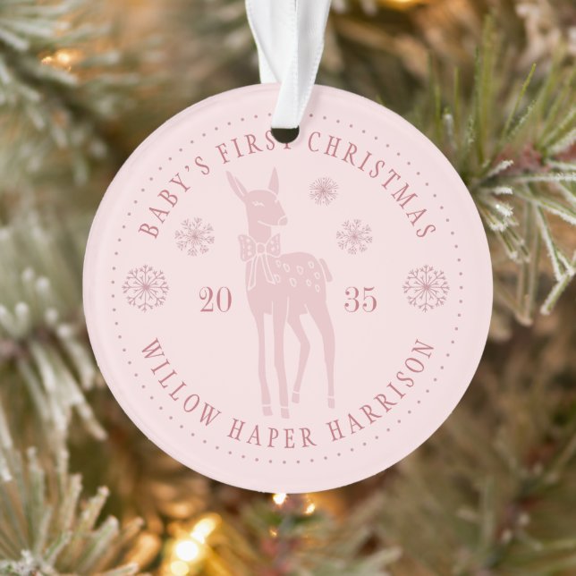 Der Personalisierte Sake des Babys Ornament (Baum)