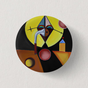 Der Pestarzt - Ölgemälde Button