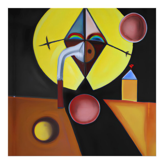 Der Pestarzt - Ölgemälde Fotodruck (Vorne)