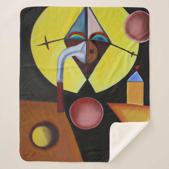 Der Pestarzt - Ölgemälde Sherpadecke (Vorderseite)