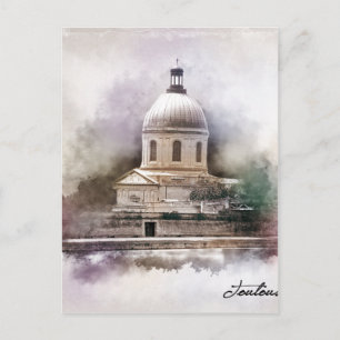 Der Petersdom von Toulouse. Postkarte