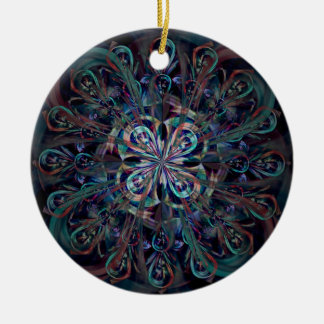 Der Pfau Keramik Ornament