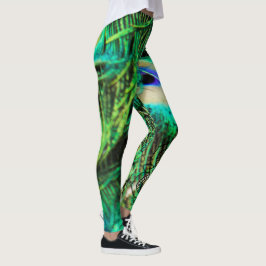 Der Pfau mit Federn Leggings
